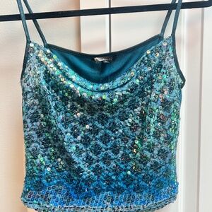 Rozea Nichols Sequin Top Size S